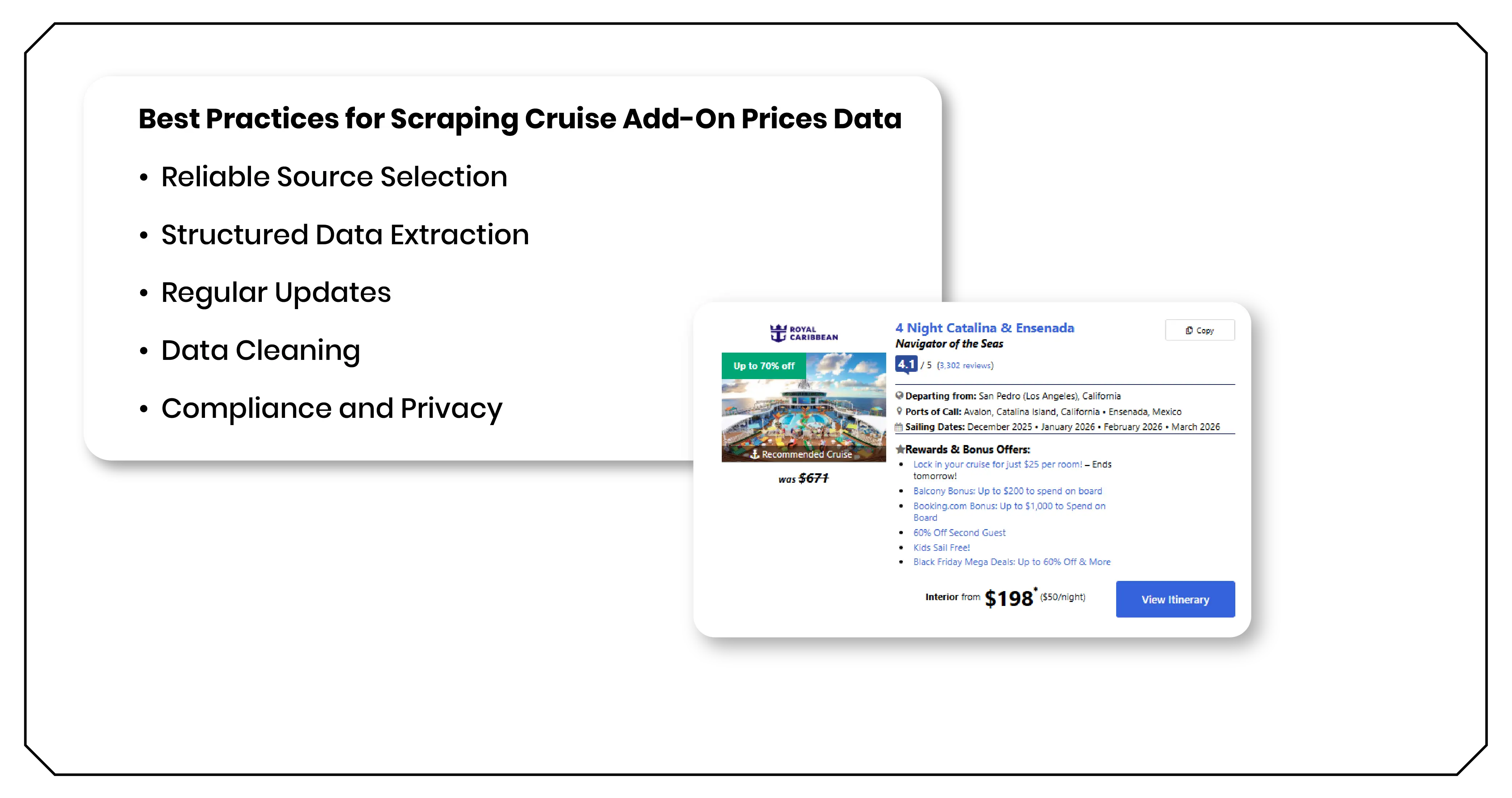 Best Practices for Scraping Cruise Add-On Prices Data